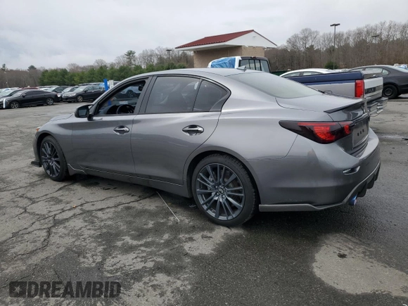 2015 Infiniti Q50 with VIN JN1BV7AR5FM421247, listed as a Copart auction lot 53266115 with 63,820 mi miles and Salvage Title. Bid and sale history available at carsss.com. Image 2.