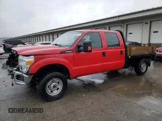 2015 Ford Super Duty F-250 SRW XL with VIN 1FD7W2B62FED31258, listed as a Copart auction lot 43535215 with 152,048 mi miles and Salvage Title. Bid and sale history available at carsss.com. Image 1.