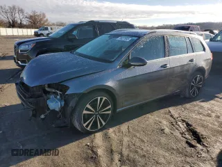 2015 Volkswagen Golf SportWagen TDI SE with VIN 3VWCA7AU0FM509769, listed as a Copart auction lot 78027593 with 0 mi miles. Bid and sale history available at carsss.com. Image 1.