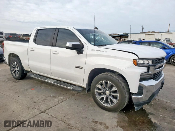 2020 Chevrolet Silverado 1500 LT with VIN 3GCPWCED8LG265694, listed as a Copart auction lot 48019665 with 0 mi miles and Salvage Title. Bid and sale history available at carsss.com. Image 4.