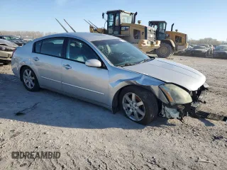 2004 Nissan Maxima SL with VIN 1N4BA41E74C885024, listed as a Copart auction lot 50556225 with 124,657 mi miles and Salvage Title. Bid and sale history available at carsss.com. Image 4.
