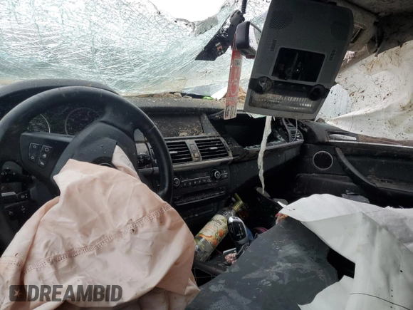 2010 BMW X5 z VIN 5UXFE8C54AL311608, wystawiony jako Copart lot #49004095 z przebiegiem Nie podano mil oraz Szkoda całkowita • Salvage title. Historia ofert i sprzedaży dostępna na DreamBid. Obrazek 8.