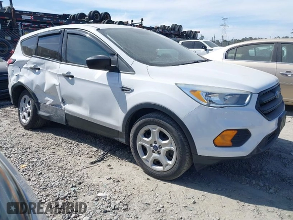 2017 Ford Escape S with VIN 1FMCU0F70HUB65598, listed as a IAAI auction lot 41701930 with 121,880 mi miles. Bid and sale history available at carsss.com. Image 1.