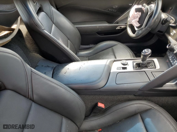 2015 Chevrolet Corvette Z51 3LT with VIN 1G1YM2D7XF5100461, listed as a Copart auction lot 68673454 with NaN miles and Salvage Title. Bid and sale history available at carsss.com. Image 10.