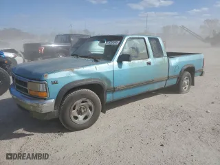 1996 Dodge Dakota with VIN 1B7GL23X8TS649712, listed as a Copart auction lot 76761044 with 128,947 mi miles and Non Repairable. Bid and sale history available at carsss.com. Image 1.