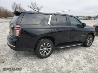 2021 Chevrolet Tahoe LT with VIN 1GNSCNKD6MR130449, listed as a Copart auction lot 83412174 with 60,598 mi miles and Salvage Title. Bid and sale history available at carsss.com. Image 3.