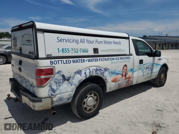2013 Ford F-150 XL with VIN 1FTNF1CF5DKD70977, listed as a Copart auction lot 61922765 with 489,017 mi miles and Clean title. Bid and sale history available at DreamBid. Image 3.