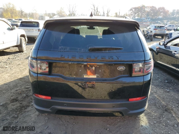 2021 Land Rover Discovery Sport S with VIN SALCJ2FX8MH902762, listed as a Copart auction lot 76964884 with 16,850 mi miles and Salvage Title. Bid and sale history available at carsss.com. Image 6.
