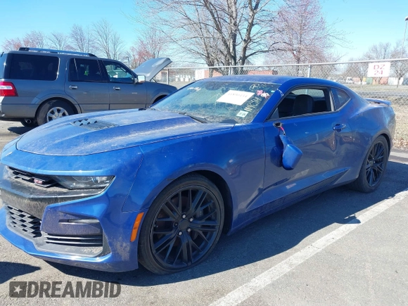 2019 Chevrolet Camaro 2SS with VIN 1G1FH1R75K0119814, listed as a IAAI auction lot 41850434 with 49,567 mi miles and . Bid and sale history available at carsss.com. Image 6.