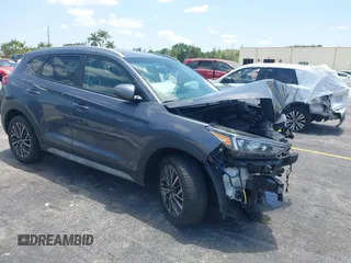 2021 Hyundai Tucson Ultimate with VIN KM8J33AL8MU289743, listed as a IAAI auction lot 42226517 with 65,117 mi miles and . Bid and sale history available at DreamBid. Image 1.