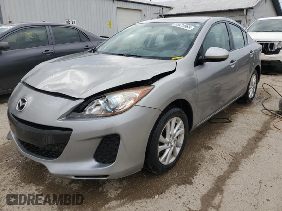 2012 Mazda 3 i Touring with VIN JM1BL1V78C1631539, listed as a Copart auction lot 53621565 with 178,815 mi miles and Salvage Title. Bid and sale history available at DreamBid. Image 1.