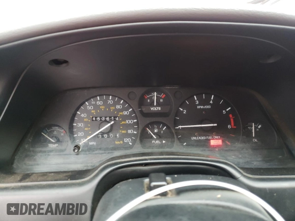 1996 Ford Thunderbird LX z VIN 1FALP62W8TH174603, wystawiony jako Copart lot #72928574 z przebiegiem 153 614 mil mil oraz Szkoda całkowita • Salvage title. Historia ofert i sprzedaży dostępna na DreamBid. Obrazek 9.