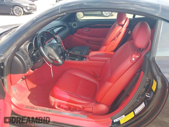 2005 Lexus SC 430 with VIN JTHFN48YX50061391, listed as a IAAI auction lot 41992615 with 42,560 mi miles and . Bid and sale history available at DreamBid. Image 5.