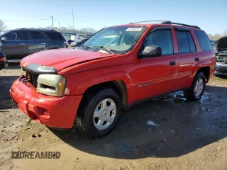 2002 Chevrolet TrailBlazer LS with VIN 1GNDT13S722281272, listed as a Copart auction lot 42205455 with Not Provided miles and Salvage Title. Bid and sale history available at DreamBid. Image 1.
