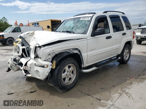 2004 Jeep Liberty Limited z VIN 1J4GL58K34W289459, wystawiony jako Copart lot #56889175 z przebiegiem 63 778 mil mil oraz Szkoda całkowita • Salvage title. Historia ofert i sprzedaży dostępna na DreamBid. Obrazek 1.