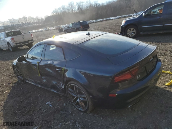 2016 Audi A7 3.0 Premium Plus with VIN WAUWGAFC6GN025766, listed as a Copart auction lot 40046403 with 76,821 mi miles. Bid and sale history available at carsss.com. Image 2.