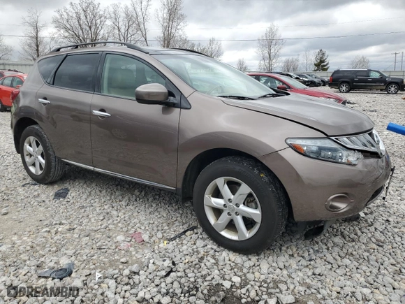 2010 Nissan Murano SL with VIN JN8AZ1MW9AW126133, listed as a Copart auction lot 53648625 with 51,334 mi miles and Clean Title. Bid and sale history available at carsss.com. Image 4.