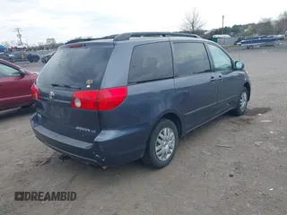 2007 Toyota Sienna CE with VIN 5TDZK23CX7S056893, listed as a IAAI auction lot 41838009 with 284,483 mi miles and . Bid and sale history available at carsss.com. Image 4.