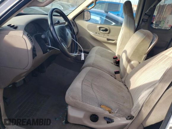 2000 Ford F-150 XL with VIN 1FTRX17L5YKA74815, listed as a Copart auction lot 85821444 with 0 mi miles and Salvage Title. Bid and sale history available at carsss.com. Image 7.