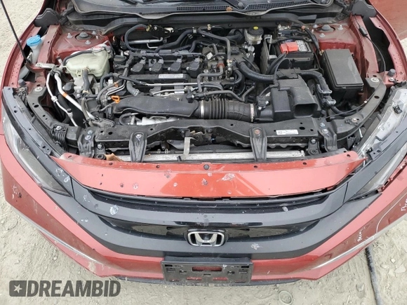 2020 Honda Civic Sedan EX-L with VIN 19XFC1F76LE213154, listed as a Copart auction lot 48871875 with 58,641 mi miles and Salvage Title. Bid and sale history available at carsss.com. Image 11.