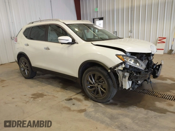 2016 Nissan Rogue SV with VIN KNMAT2MV7GP703027, listed as a IAAI auction lot 42082235 with 101,992 mi miles and . Bid and sale history available at DreamBid. Image 1.