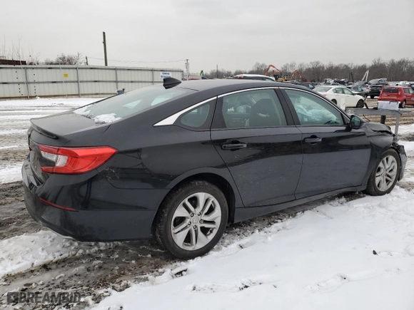 2018 Honda Accord Sedan LX 1.5T with VIN 1HGCV1F12JA187792, listed as a Copart auction lot 44931175 with 45,598 mi miles and Salvage Title. Bid and sale history available at carsss.com. Image 3.