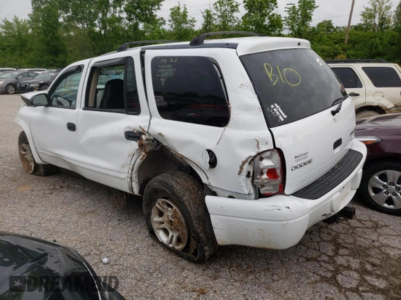 2003 Dodge Durango SLT with VIN 1D4HS48Z83F627153, listed as a Copart auction lot 53620184 with Not Provided miles and Salvage Title. Bid and sale history available at DreamBid. Image 2.