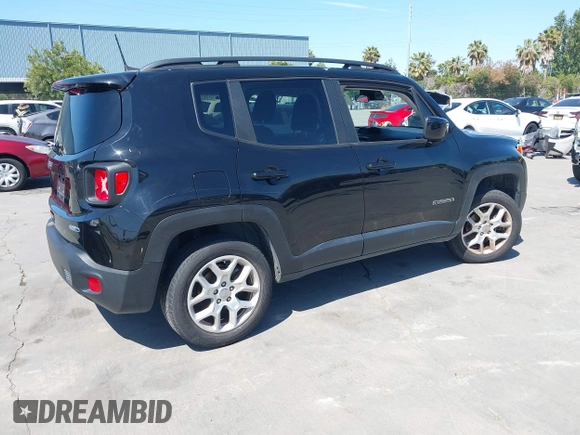 2018 Jeep Renegade Latitude with VIN ZACCJBBB2JPH44585, listed as a IAAI auction lot 42392971 with 64,185 mi miles and . Bid and sale history available at DreamBid. Image 4.