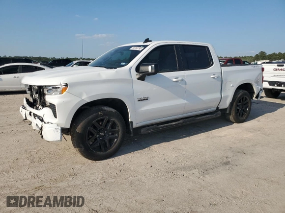 2023 Chevrolet Silverado 1500 RST with VIN 2GCUDEED2P1147143, listed as a Copart auction lot 50763795 with 37,194 mi miles and Salvage Title. Bid and sale history available at DreamBid. Image 1.