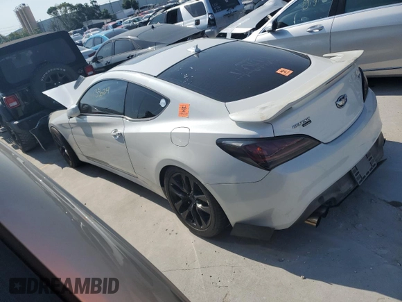 2013 Hyundai Genesis Coupe Premium z VIN KMHHT6KD4DU095556, wystawiony jako Copart lot #57264175 z przebiegiem 135 624 mil mil oraz Szkody całkowita. Historia ofert i sprzedaży dostępna na DreamBid. Obrazek 2.