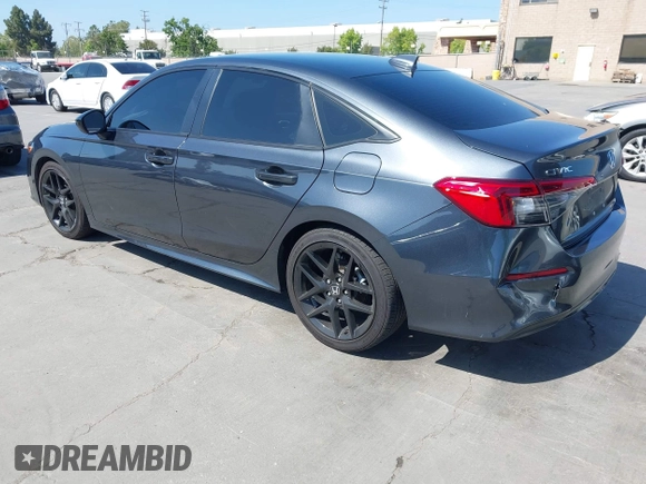 2024 Honda Civic Sport with VIN 2HGFE2F57RH559288, listed as a IAAI auction lot 42206774 with 23,674 mi miles and . Bid and sale history available at DreamBid. Image 3.