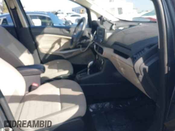 2020 Ford EcoSport S with VIN MAJ3S2FEXLC384707, listed as a IAAI auction lot 41594106 with 28,489 mi miles and . Bid and sale history available at DreamBid. Image 5.