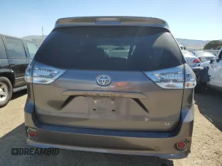 2017 Toyota Sienna SE with VIN 5TDXZ3DC5HS766941, listed as a Copart auction lot 56222045 with 94,250 mi miles and Salvage title. Bid and sale history available at DreamBid. Image 6.