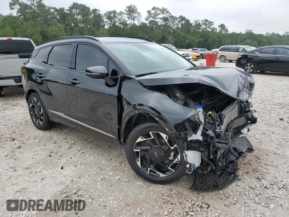 2024 Kia Sportage SX-Prestige with VIN 5XYK53DF3RG187381, listed as a Copart auction lot 51177955 with 7,668 mi miles and Salvage title. Bid and sale history available at DreamBid. Image 4.