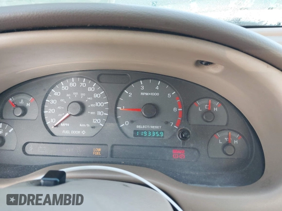 2000 Ford Mustang with VIN 1FAFP444XYF207441, listed as a IAAI auction lot 42120700 with 119,335 mi miles. Bid and sale history available at carsss.com. Image 7.