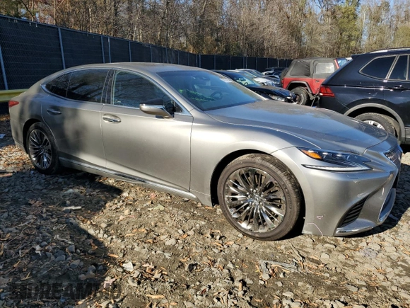 2018 Lexus LS 500 z VIN JTHC51FF7J5003268, wystawiony jako Copart lot #80118784 z przebiegiem 55 076 mil mil oraz Szkoda całkowita • Salvage title. Historia ofert i sprzedaży dostępna na DreamBid. Obrazek 4.