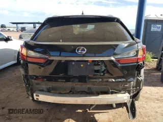 2019 Lexus RX 450h with VIN 2T2BGMCA3KC035202, listed as a Copart auction lot 55342675 with 91,798 mi miles and Salvage Title. Bid and sale history available at DreamBid. Image 6.
