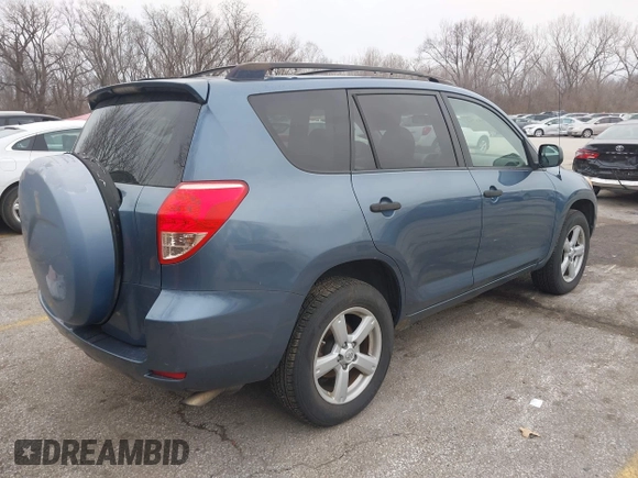 2007 Toyota RAV4 with VIN JTMBK33V875039590, listed as a IAAI auction lot 41545792 with 233,889 mi miles. Bid and sale history available at carsss.com. Image 4.