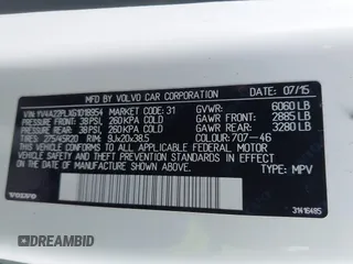 2016 Volvo XC90 T6 Inscription с VIN YV4A22PLXG1018954, выставлен на аукционе IAAI как лот 42301333 с пробегом Не указан миль и . История ставок и продаж доступна на DreamBid. Изображение 9.