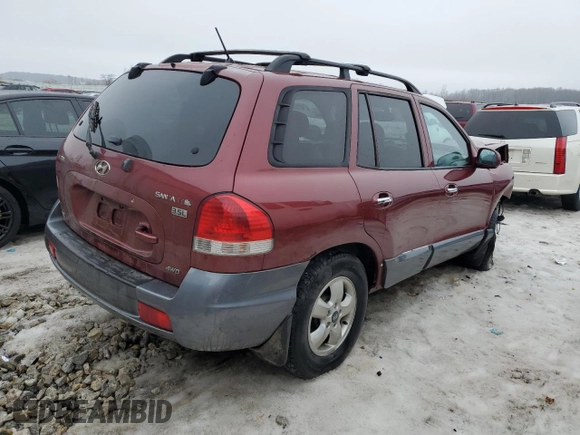 2005 Hyundai Santa Fe GLS with VIN KM8SC73E75U024033, listed as a Copart auction lot 40567464 with 131,936 mi miles and Clean Title. Bid and sale history available at carsss.com. Image 3.