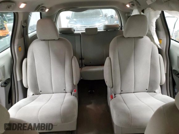 2013 Toyota Sienna L with VIN 5TDZK3DC3DS352709, listed as a Copart auction lot 50143905 with 126,059 mi miles and Salvage Title. Bid and sale history available at carsss.com. Image 10.