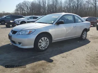 2004 Honda Civic LX with VIN 1HGEM22554L004730, listed as a Copart auction lot 48778575 with 253,548 mi miles and Salvage Title. Bid and sale history available at carsss.com. Image 1.