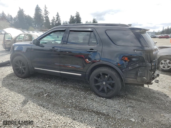2017 Ford Explorer Platinum with VIN 1FM5K8HT1HGC90003, listed as a Copart auction lot 52806735 with 55,905 mi miles and Salvage Title. Bid and sale history available at carsss.com. Image 2.