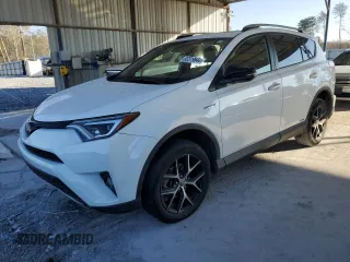 2017 Toyota RAV4 Hybrid SE with VIN JTMJJREV0HD141553, listed as a Copart auction lot 83319644 with 155,416 mi miles and Salvage Title. Bid and sale history available at carsss.com. Image 1.