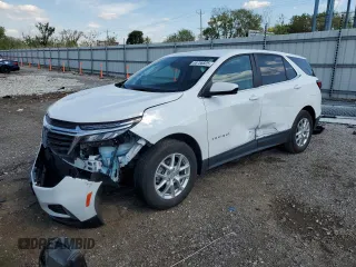 2022 Chevrolet Equinox LT с VIN 3GNAXKEVXNL238391, выставлен на аукционе Copart как лот 55756825 с пробегом 26 592 миль миль и Списание • Salvage title. История ставок и продаж доступна на DreamBid. Изображение 1.