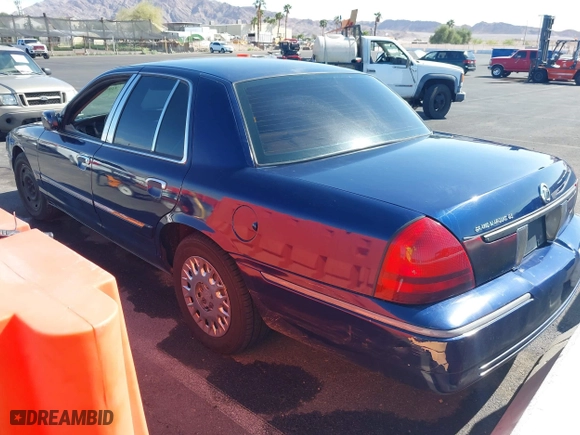 2004 Mercury Grand Marquis GS with VIN 2MEFM74W94X632233, listed as a IAAI auction lot 42051360 with 167,654 mi miles. Bid and sale history available at carsss.com. Image 3.