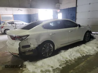 2018 Kia Cadenza Premium with VIN KNALC4J10J5096264, listed as a Copart auction lot 86757694 with 87,990 mi miles and Salvage Title. Bid and sale history available at carsss.com. Image 3.