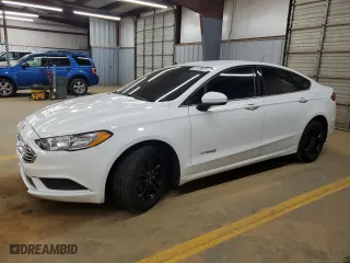 2018 Ford Fusion Hybrid SE with VIN 3FA6P0LU6JR172335, listed as a Copart auction lot 52498825 with 156,386 mi miles and Salvage Title. Bid and sale history available at carsss.com. Image 1.
