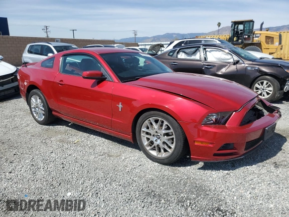 2013 Ford Mustang V6 with VIN 1ZVBP8AM4D5255339, listed as a Copart auction lot 50044005 with 50,517 mi miles and Salvage Title. Bid and sale history available at carsss.com. Image 4.