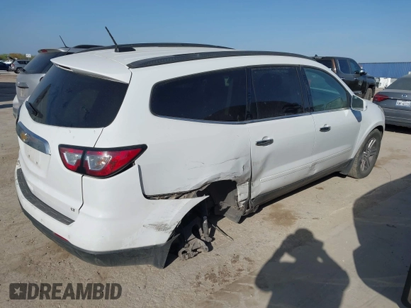 2017 Chevrolet Traverse LT with VIN 1GNKRHKD5HJ341050, listed as a IAAI auction lot 41815801 with 163,453 mi miles and . Bid and sale history available at DreamBid. Image 4.